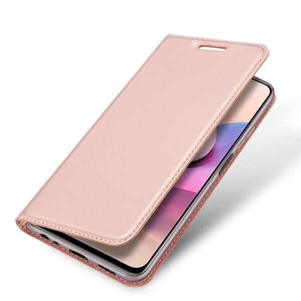 Θήκη Xiaomi Redmi Note 10 4G / Note 10S / Poco M5s Βιβλίο Ροζ - Χρυσό Dux Ducis Skin Pro Book Case Rose - Gold