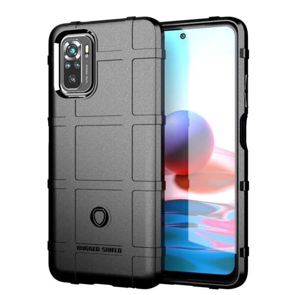 Θήκη Xiaomi Redmi Note 10 4G / Note 10S / Poco M5s Σιλικόνης Μαύρη Rugged Armor Square Full Coverage Shockproof TPU Case Black Θήκη Xiaomi Redmi Note 10 4G / Note 10S / Poco M5s Σιλικόνης Μαύρη Rugged Armor Square Full Coverage Shockproof TPU Case Black