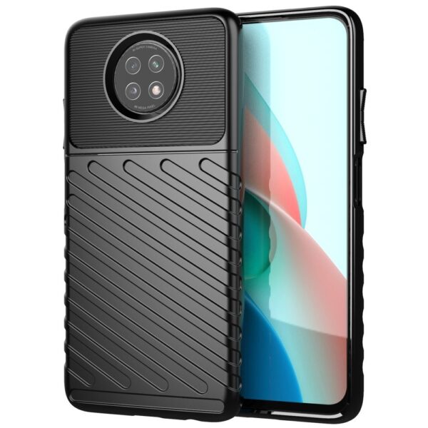 Θήκη Xiaomi Redmi Note 9T Σιλικόνης Μαύρη Thunderbolt Shockproof TPU Soft Case Black Θήκη Xiaomi Redmi Note 9T Σιλικόνης Μαύρη Thunderbolt Shockproof TPU Soft Case Black