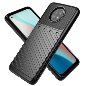 Θήκη Xiaomi Redmi Note 9T Σιλικόνης Μαύρη Thunderbolt Shockproof TPU Soft Case Black