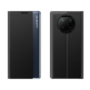 Θήκη Xiaomi Redmi Note 9T Βιβλίο Μαύρο Side Display Magnetic Horizontal Flip Plain Texture Cloth + PC Case Black