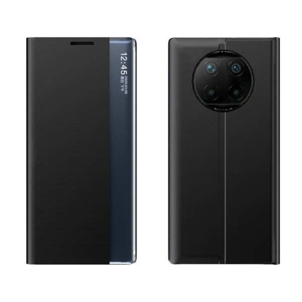 Θήκη Xiaomi Redmi Note 9T Βιβλίο Μαύρο Side Display Magnetic Horizontal Flip Plain Texture Cloth + PC Case Black Θήκη Xiaomi Redmi Note 9T Βιβλίο Μαύρο Side Display Magnetic Horizontal Flip Plain Texture Cloth + PC Case Black