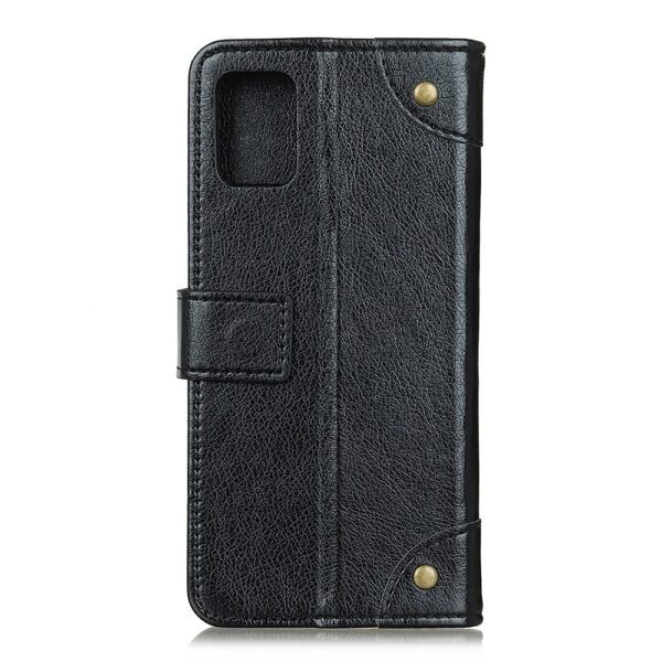 Θήκη Xiaomi Poco F3 / Mi 11i Βιβλίο Μαύρο Copper Buckle Nappa Texture Horizontal Flip Case Black