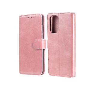 Θήκη Xiaomi Poco F3 / Mi 11i Βιβλίο Ροζ - Χρυσό Classic Calf Texture Horizontal Flip Case Rose - Gold