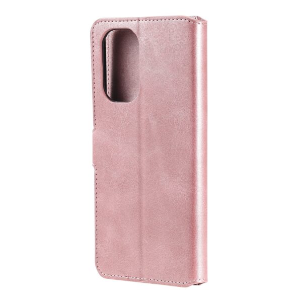 Θήκη Xiaomi Poco F3 / Mi 11i Βιβλίο Ροζ - Χρυσό Classic Calf Texture Horizontal Flip Case Rose - Gold