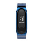 Λουράκι Xiaomi Mi Band 3/4/5/6 Mijobs Metal Strap Screwless Buckle Style Stainless Steel Bracelet Blue (6941518317959)