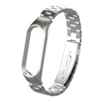 Λουράκι Xiaomi Mi Band 5 Ασημί Double Spring Solid Three Stainless Steel Solid Color Strap Silver