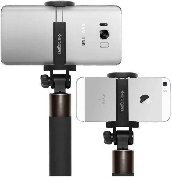 Spigen SGP Velo ΑΣΥΡΜΑΤΟ Selfie Stick Bluetooth Remote - S530W - ΜΑΥΡΟ 000SS21746