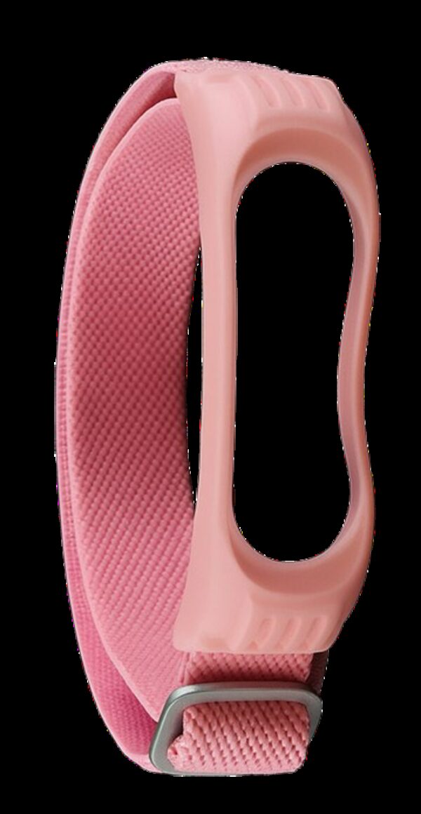 Λουράκι Xiaomi Mi Band 3 / 4 / 5 / 6 Ροζ Twill 8-shaped Buckle Elastic Replacement Strap Watchband Pink