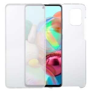 Θήκη Samsung Galaxy A71 Διάφανη 360 Full Cover PC+TPU Ultra-Thin Double-Sided All-Inclusive Transparent Case