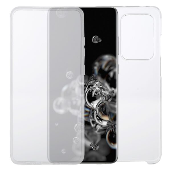 Θήκη Samsung Galaxy S20 Ultra Διάφανη 360 Full Cover PC+TPU Ultra-Thin Double-Sided All-Inclusive Transparent Case