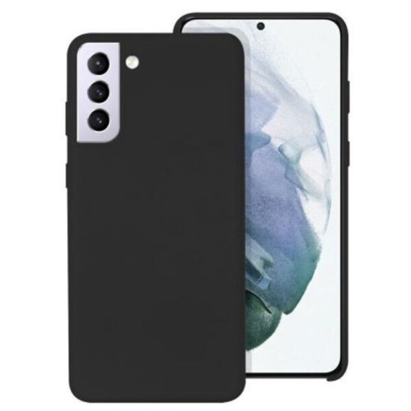 Forcell Samsung Galaxy S21 5G Soft Flexible Rubber Θήκη Σιλικόνης - Black