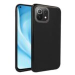 Forcell Xiaomi Mi 11 Lite 4G / Mi 11 Lite 5G Matt Θήκη Σιλικόνης - Black