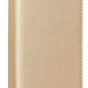 Tel1 Samsung Galaxy A22 4G / M32 4G Smart Magnet Θήκη Βιβλίο - Gold