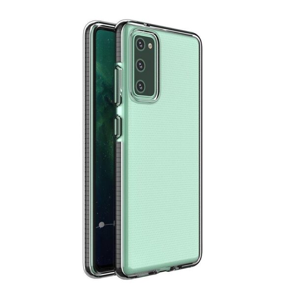 Θήκη Xiaomi Poco F3 / Mi 11i Σιλικόνης Διάφανη - Μαύρη Spring TPU Back Cover Case with Frame Transparent - Black Θήκη Xiaomi Poco F3 / Mi 11i Σιλικόνης Διάφανη - Μαύρη Spring TPU Back Cover Case with Frame Transparent - Black