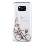 Θήκη Xiaomi Poco X3 NFC / X3 Pro Σιλικόνης Πύργος - Ποδήλατο Coloured Drawing Pattern Transparent TPU Protective Case Tower