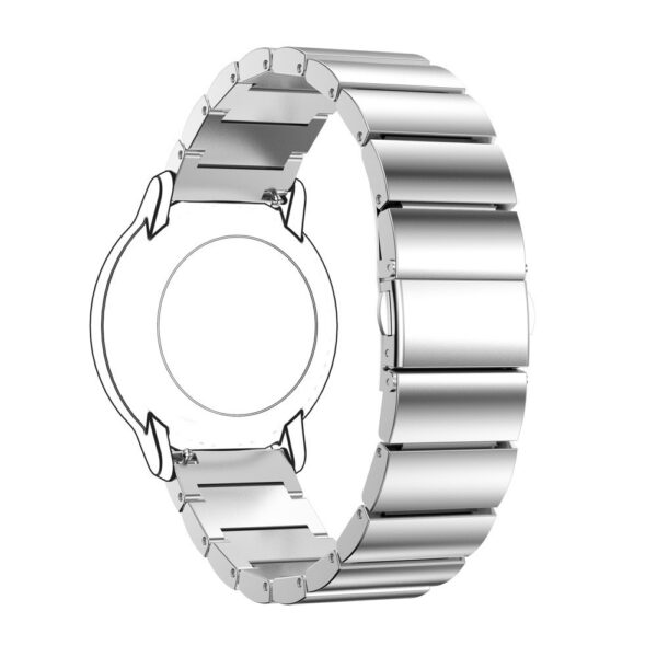 Λουράκι Huawei Watch GT 2e / GT 2 46mm Ασημί 22mm A Flat Buckle Stainless Steel Strap Silver