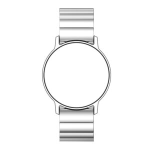 Λουράκι Huawei Watch GT 2e / GT 2 46mm Ασημί 22mm A Flat Buckle Stainless Steel Strap Silver