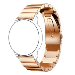 Λουράκι Huawei Watch GT 2e / GT 2 46mm Ροζ - Χρυσό 22mm A Flat Buckle Stainless Steel Strap Rose - Gold