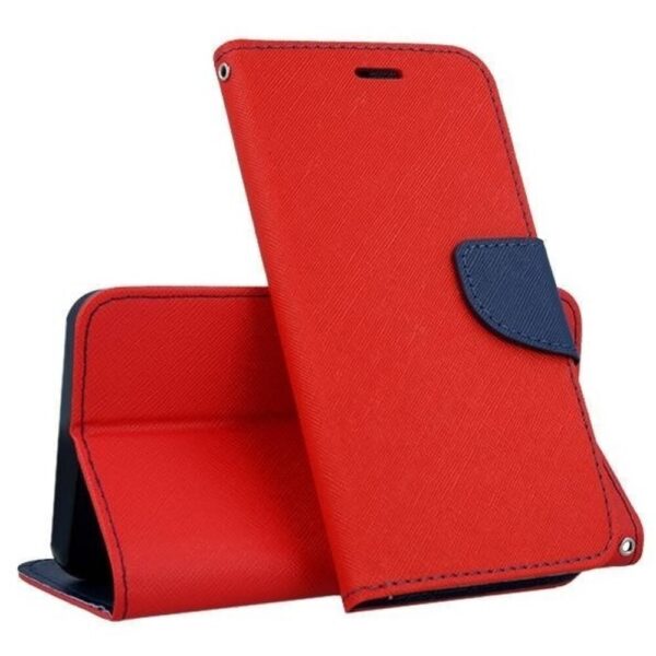 Tel1 Xiaomi Poco C65 / Xiaomi Redmi 13C 4G/5G Fancy Book Θήκη Βιβλίο - Red