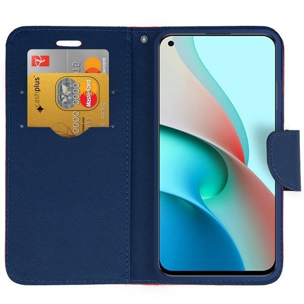 Θήκη Xiaomi Redmi Note 9T Βιβλίο Φούξια - Μπλε Fancy Book Case Telone Fuchsia - Navy
