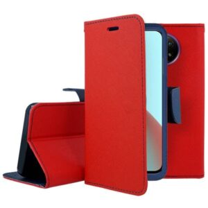 Θήκη Xiaomi Redmi Note 9T Βιβλίο Κόκκινο - Μπλε Fancy Book Case Telone Red - Navy