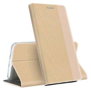 Θήκη Xiaomi Mi 11 Lite 4G / Mi 11 Lite 5G Βιβλίο Χρυσό Vennus Sensitive Book Case Gold
