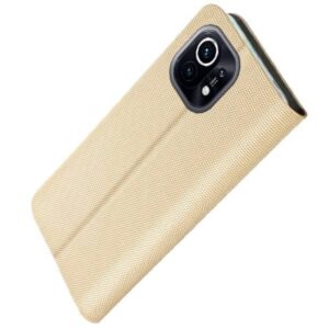 Θήκη Xiaomi Mi 11 Βιβλίο Χρυσό Vennus Sensitive Book Case Gold