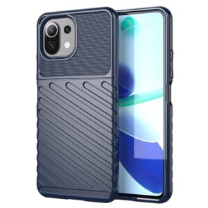 Θήκη Xiaomi Mi 11 Lite 4G / Mi 11 Lite 5G Σιλικόνης Μπλε Thunderbolt Shockproof TPU Soft Case Blue