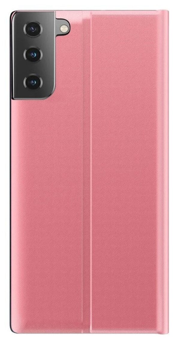 Tel1 Samsung Galaxy S21 5G New Sleep Θήκη Βιβλίο - Pink