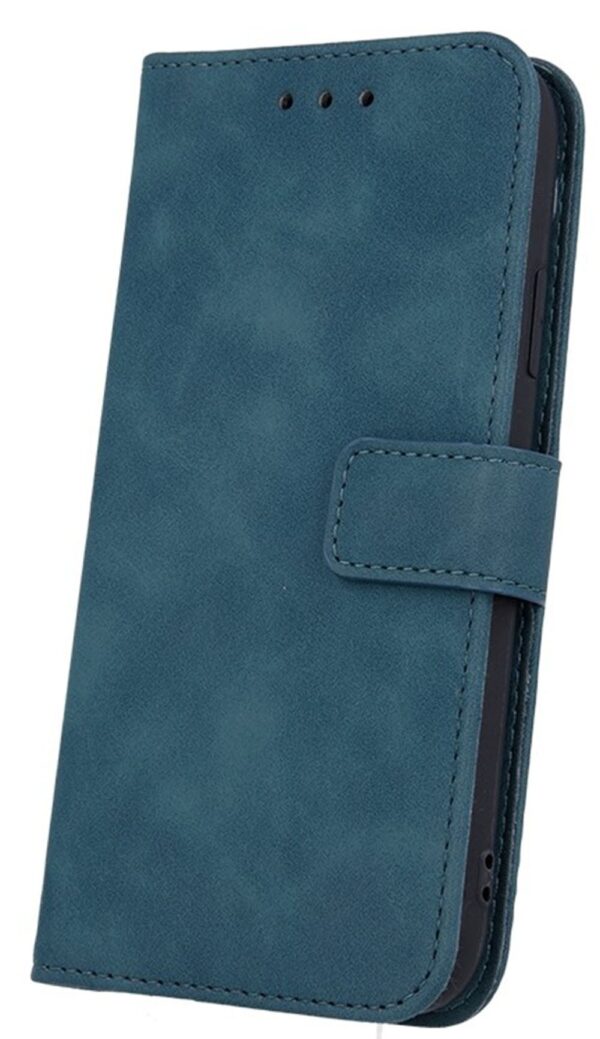 Tel1 iPhone 13 Smart Velvet Θήκη Βιβλίο - Dark Green