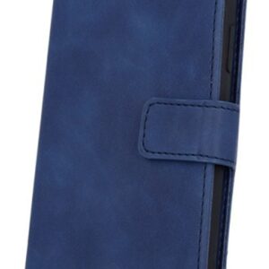 Tel1 iPhone 13 Pro Smart Velvet Θήκη Βιβλίο - Blue