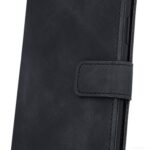 Tel1 iPhone 13 Pro Max Velvet Θήκη Βιβλίο - Black