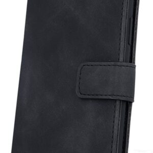 Tel1 iPhone 13 Pro Max Velvet Θήκη Βιβλίο - Black