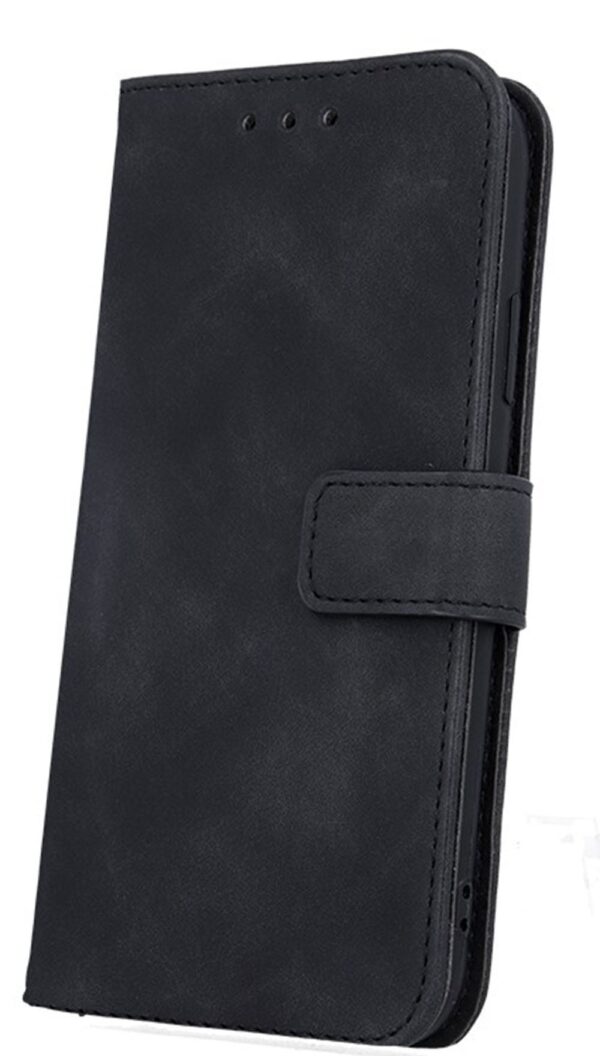 Tel1 iPhone 13 Pro Max Velvet Θήκη Βιβλίο - Black