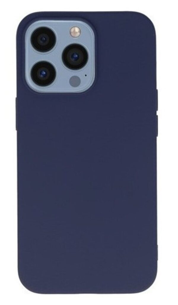 Forcell iPhone 13 Pro Matt Θήκη Σιλικόνης - Blue