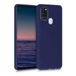 Forcell Samsung Galaxy A21s Matte Θήκη Σιλικόνης - Blue