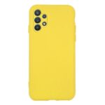 Forcell Samsung Galaxy A32 4G Slim Fit Liquid Θήκη Σιλικόνης - Yellow