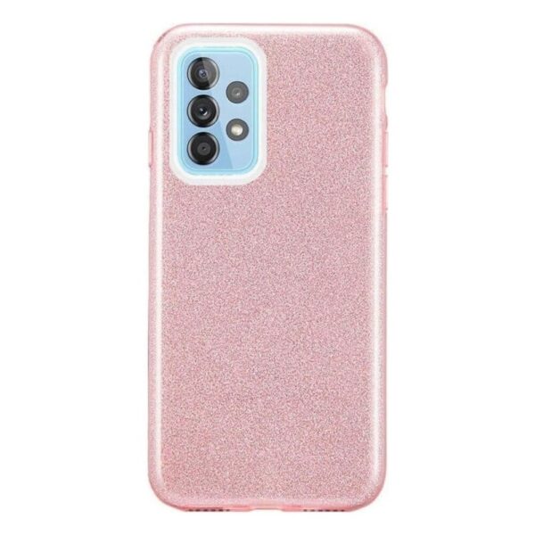 Forcell Samsung Galaxy A32 4G 3 in 1 Glitter Θήκη Σιλικόνης - Pink