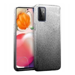 Forcell Samsung Galaxy A72 4G / A72 5G Bling Θήκη Σιλικόνης - Black