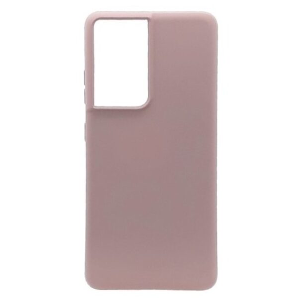 Forcell Samsung Galaxy S21 Ultra 5G Matte Θήκη Σιλικόνης - Powder Pink Forcell Samsung Galaxy S21 Ultra 5G Matte Θήκη Σιλικόνης - Powder Pink