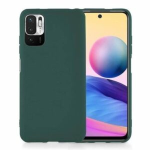 Forcell Xiaomi Redmi Note 10 5G / Poco M3 Pro 5G Matt Θήκη Σιλικόνης - Forest Green