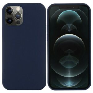 Forcell iPhone 12 Pro Max Liquid Θήκη Σιλικόνης - Dark Blue