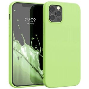 Forcell iPhone 12 Pro Max Liquid Θήκη Σιλικόνης - Green