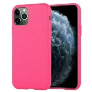 Forcell iPhone 11 Pro Slim Fit Liquid Θήκη Σιλικόνης - Pink