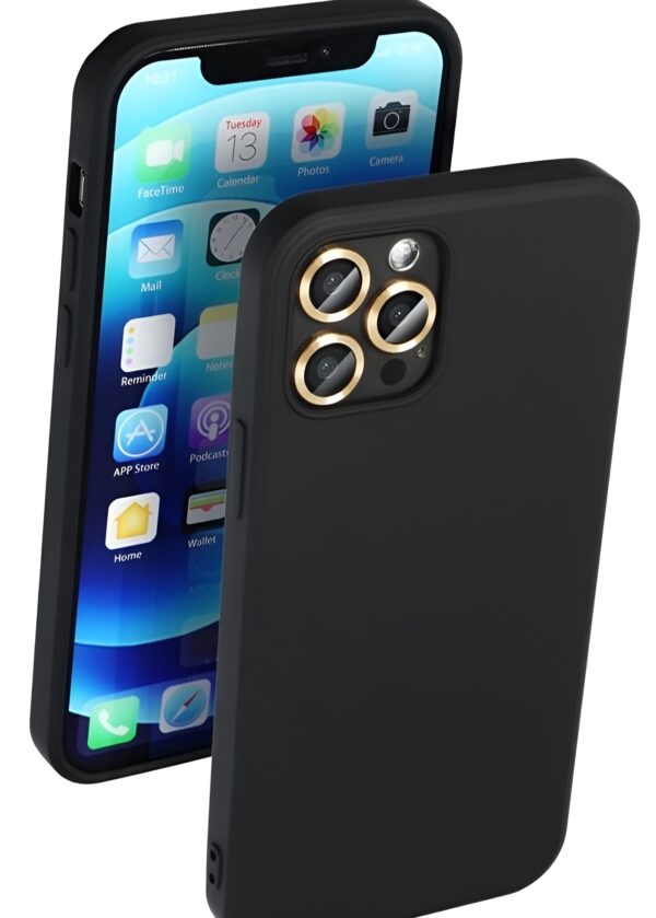 Forcell iPhone 11 Pro Max Θήκη Σιλικόνης - Black