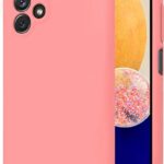 Forcell Samsung Galaxy A32 4G Slim Fit Liquid Θήκη Σιλικόνης - Pink