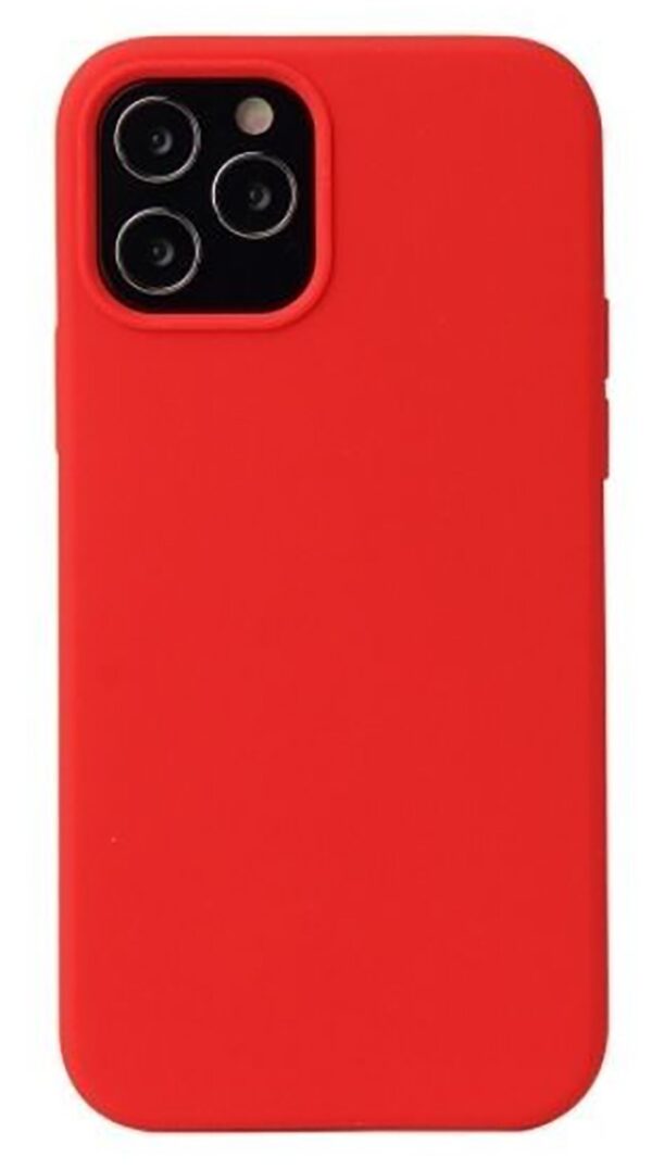 Forcell iPhone 13 Slim Fit Liquid Θήκη Σιλικόνης - Red