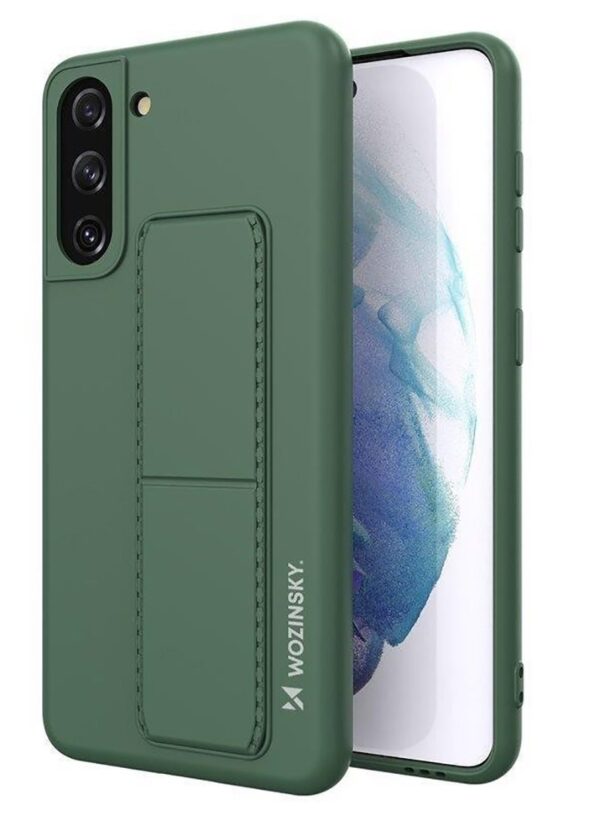 Wozinsky Samsung Galaxy S21 5G Kickstand Case Θήκη Σιλικόνης - Dark Green Wozinsky Samsung Galaxy S21 5G Kickstand Case Θήκη Σιλικόνης - Dark Green