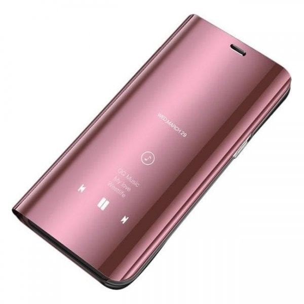 Θήκη Xiaomi Redmi Note 10 5G / Poco M3 Pro 5G Βιβλίο Ροζ - Χρυσό Clear View Stand Rose - Gold